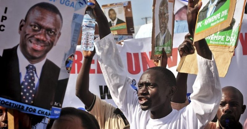 Не смотря на напряженную обстановку угандийцы смогли проголосовать за нового президента