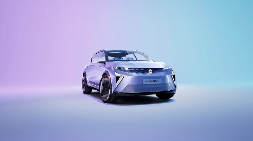 Renault представляет электрокроссовер H1st Vision - прототип будущего электромобиля