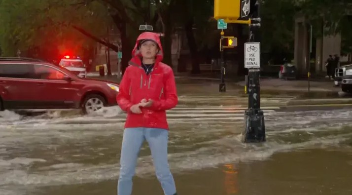 Нью-Йорк оказался затоплен после сильного дождя